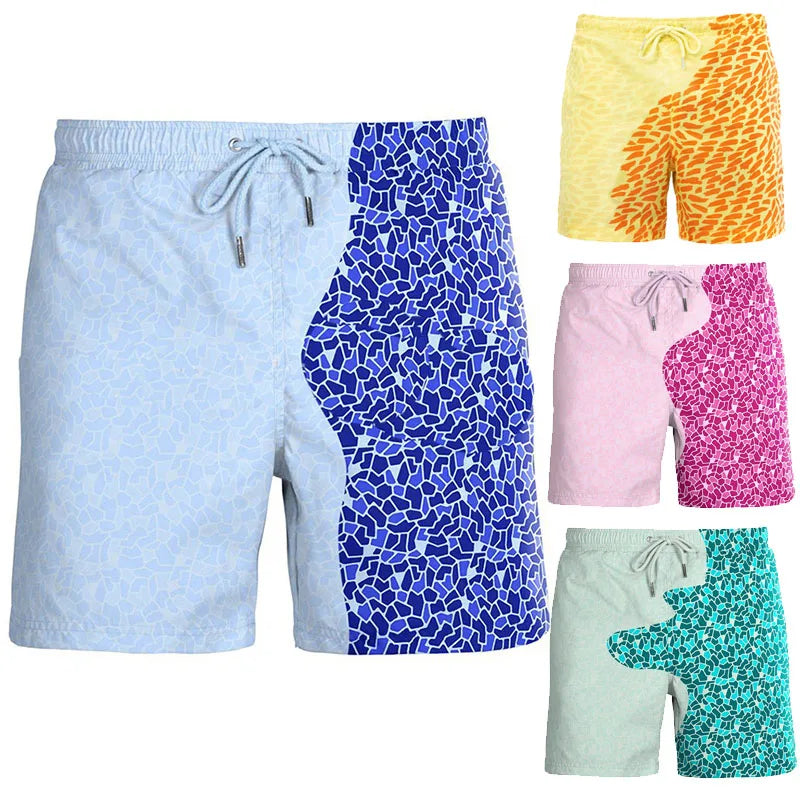 Shorts de Bain Thermo-réactifs